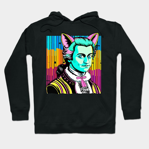 Meowzart Hoodie by Meowlentine